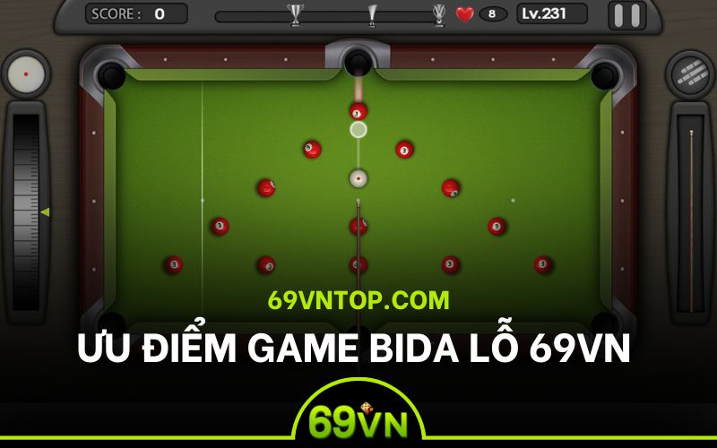 lý do bạn nên chơi game bida lỗ 69vn